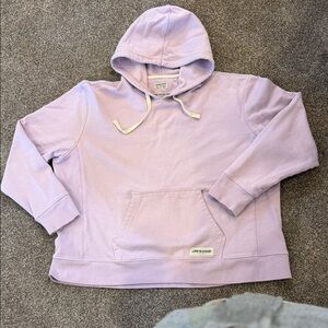 Life Is Good XXL Lavender Hoodie Sweatshirt